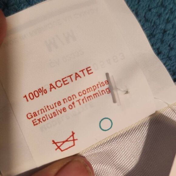 White Vintage Satin Beaded Vintage Tank Top by Try One - Picture 3 of 5